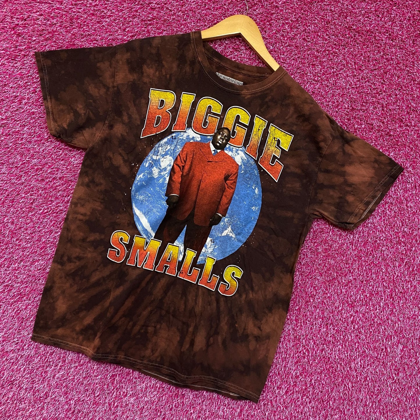 Biggie Smalls World The King of New York Rap Tie Dye XL