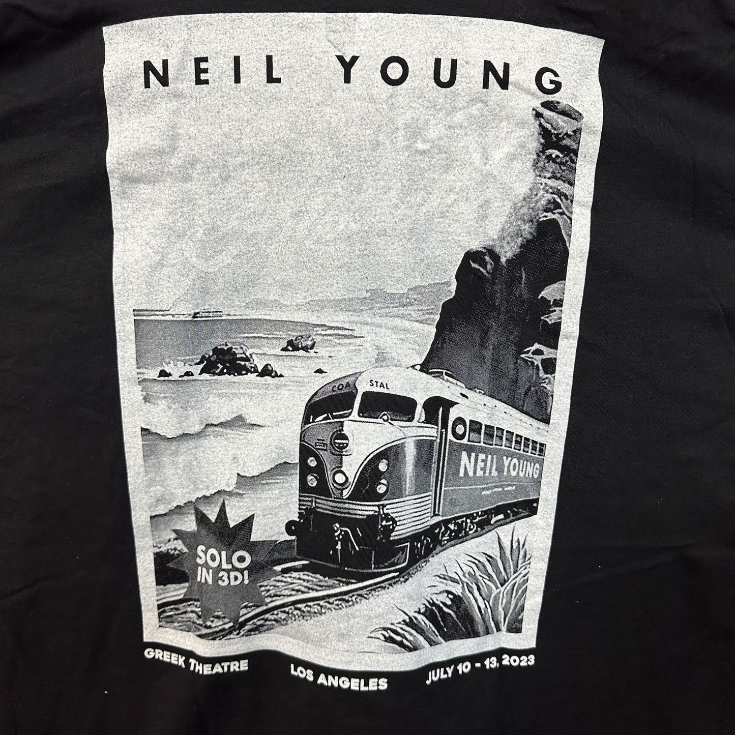 Neil Young Tour Stop Rock Tshirt size 2X