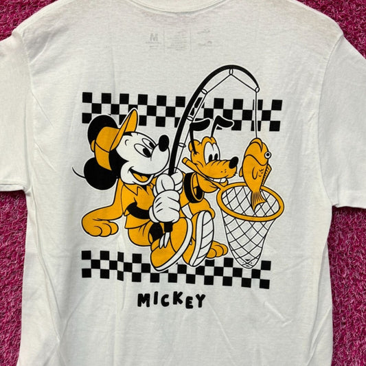 Mickey Mouse & Pluto Fishing Disney Collection by Neff Tee medium