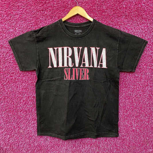 Nirvana Silver Grunge RockBand T-Shirt Medium