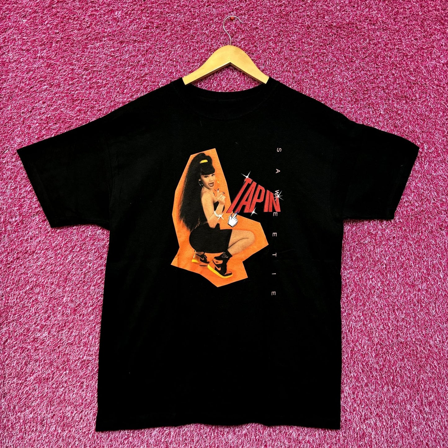 Saweetie Tap In Twerk Hot Girl Summer Hip Hop Tee L