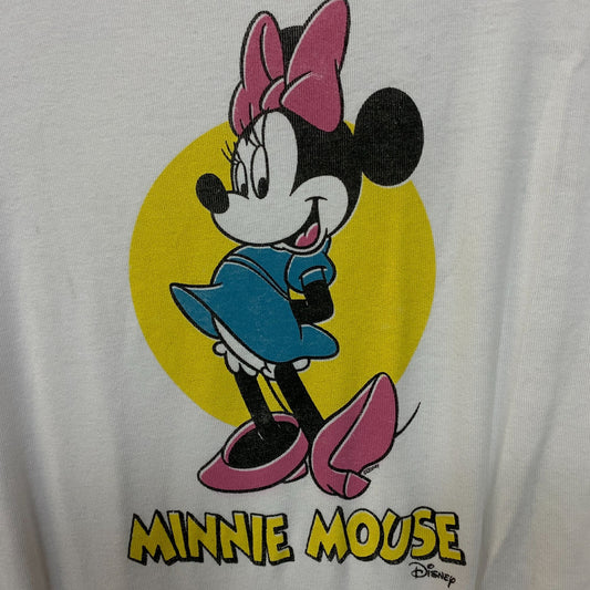 Junk Food x Disney Minnie Mouse Long Sleeve Baby Crop Large