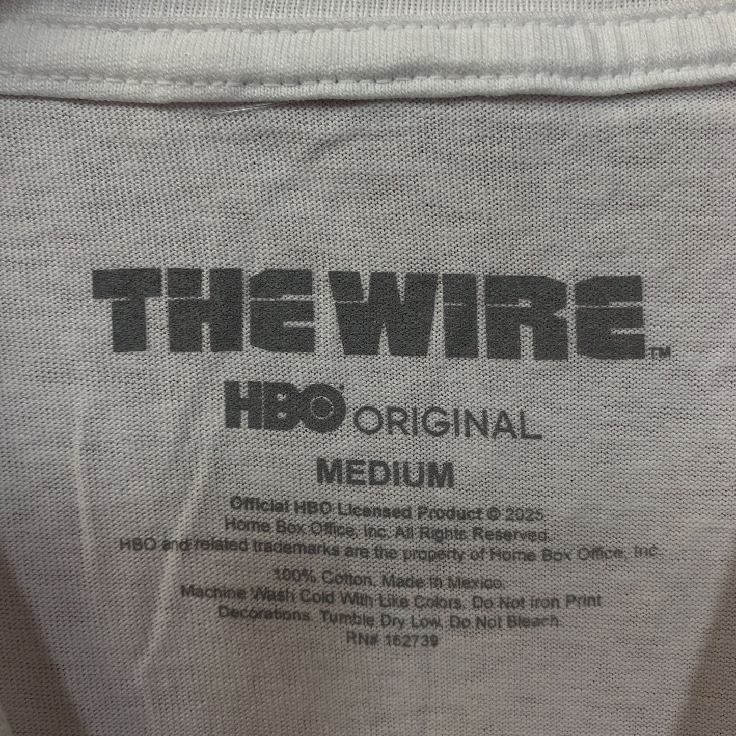 The Wire You Come At The King, You Best Not Miss Tshirt size Medium