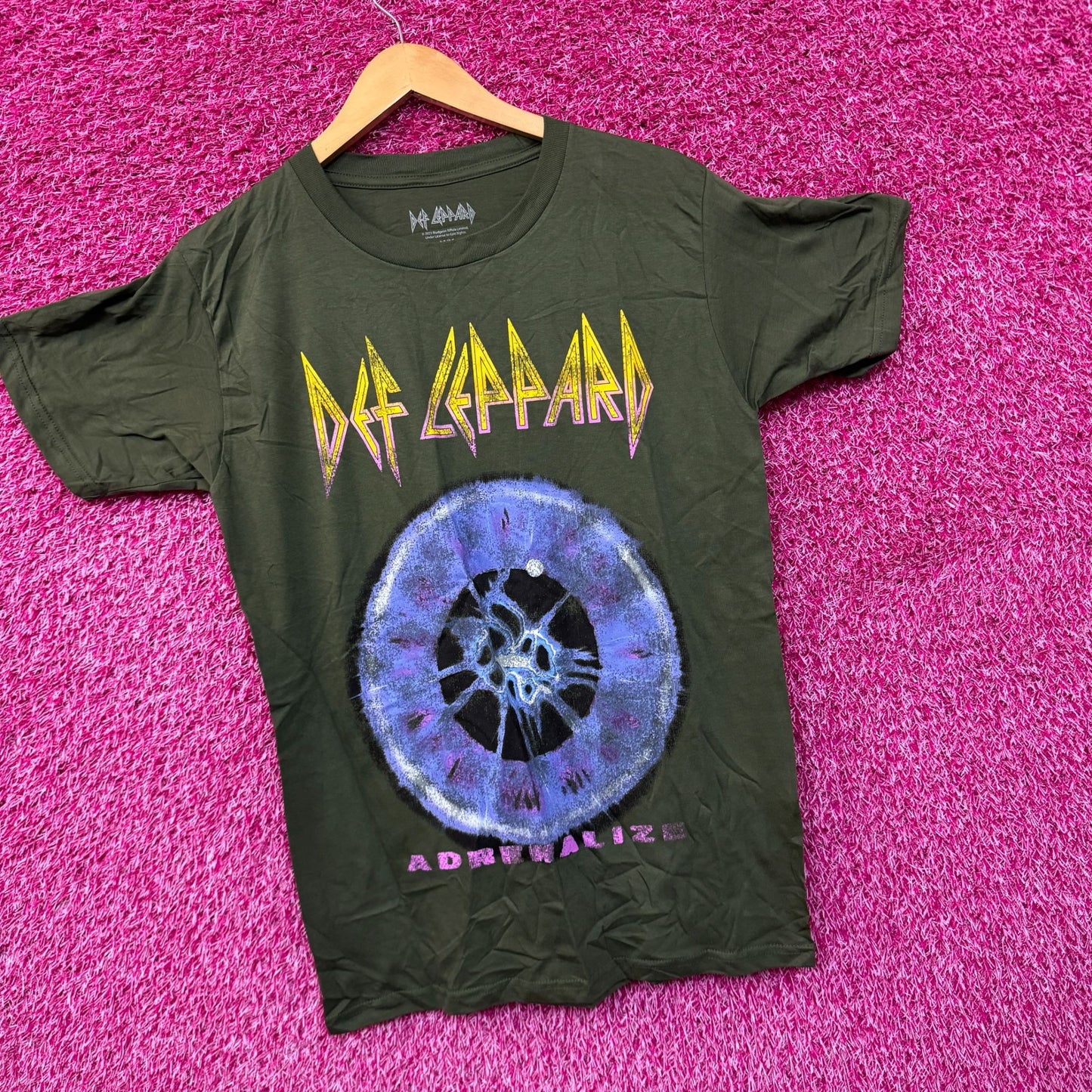 Def Leppard Adrenalize Album Cover Heavy Metal Band Tee M