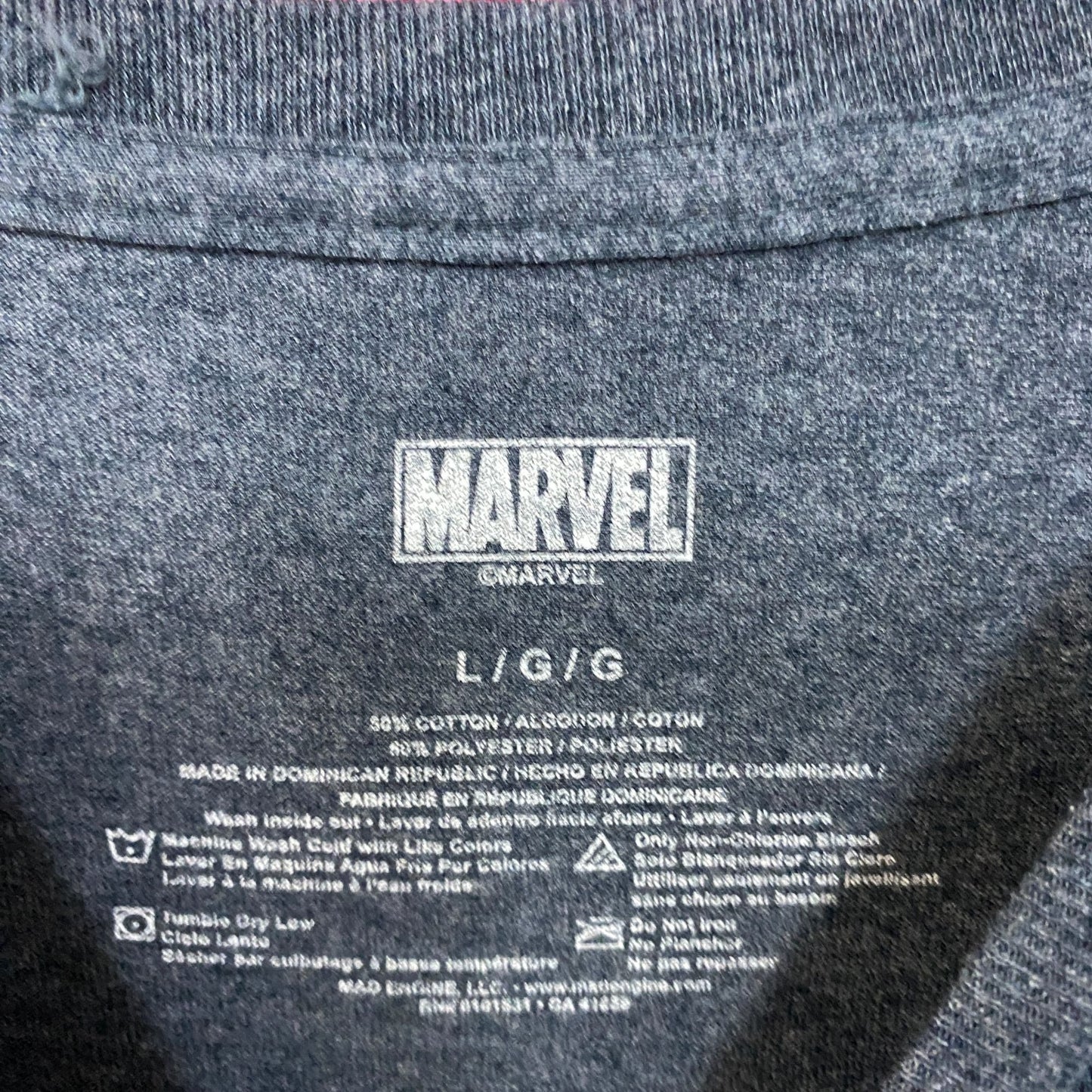 Marvel Avengers Graphic Iron Man, Captain America, Thor , Hulk Blue T-Shirt large