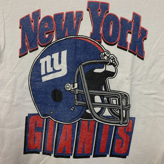 Junk Food Clothing NFL New York Giants Throwback Helmet Logo T-Shirt XS