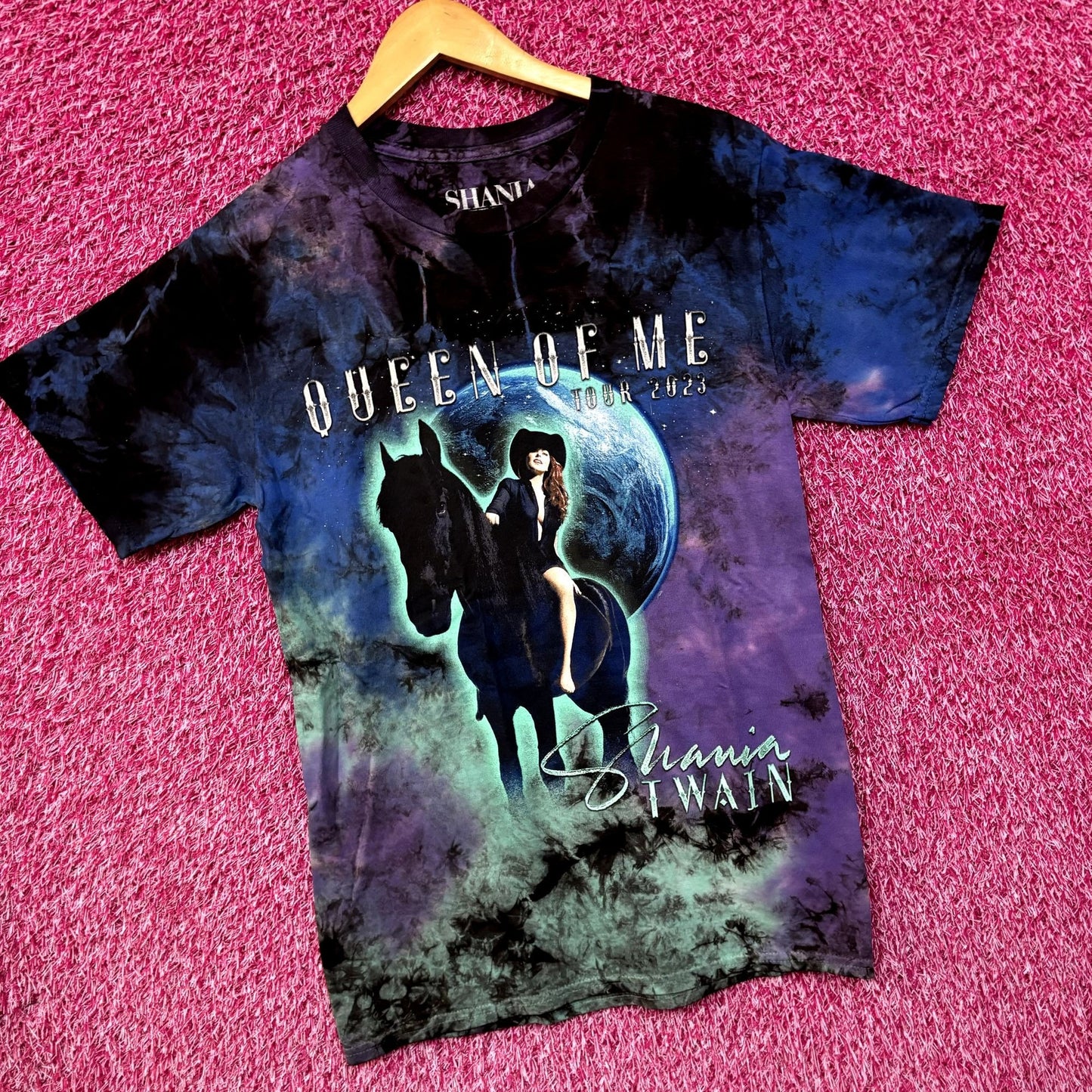 Shania Twain Queen of Me 2023 Country Tour Tie Dye S