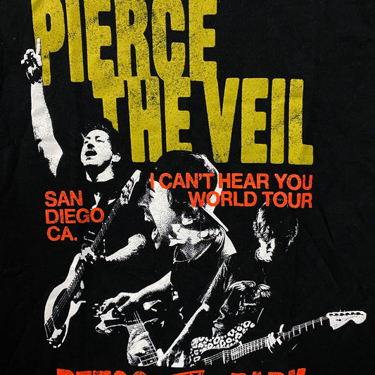 Pierce The Veil Can't Hear You Petco Park Graphic T-Shirt Small