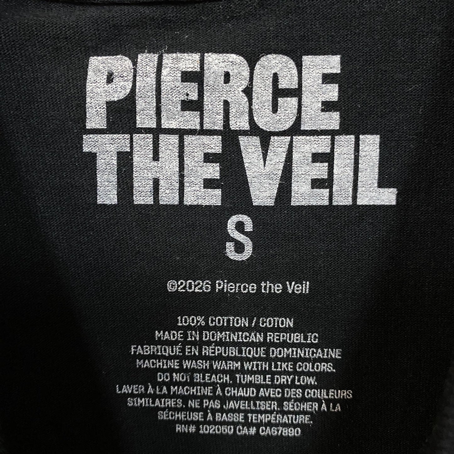 Pierce The Veil Can't Hear You Petco Park Graphic T-Shirt Small