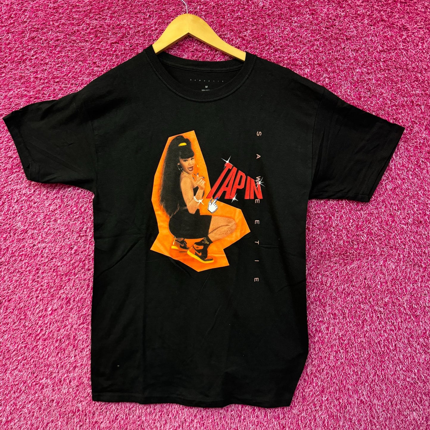 Saweetie Tap In Pretty B Music Hot Girl Summer Rap Tee M