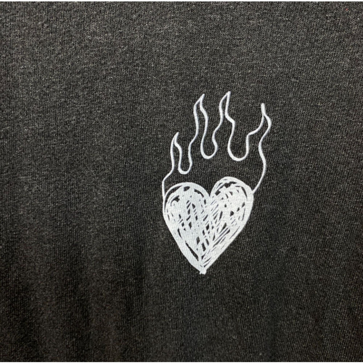 Junk Food Clothing Women's Burning Love Original Vintage Style Tee small