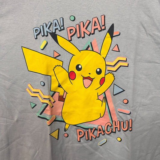 Ash Ketchum's Pikachu Pika Pika Party Pokémon Anime Tee L