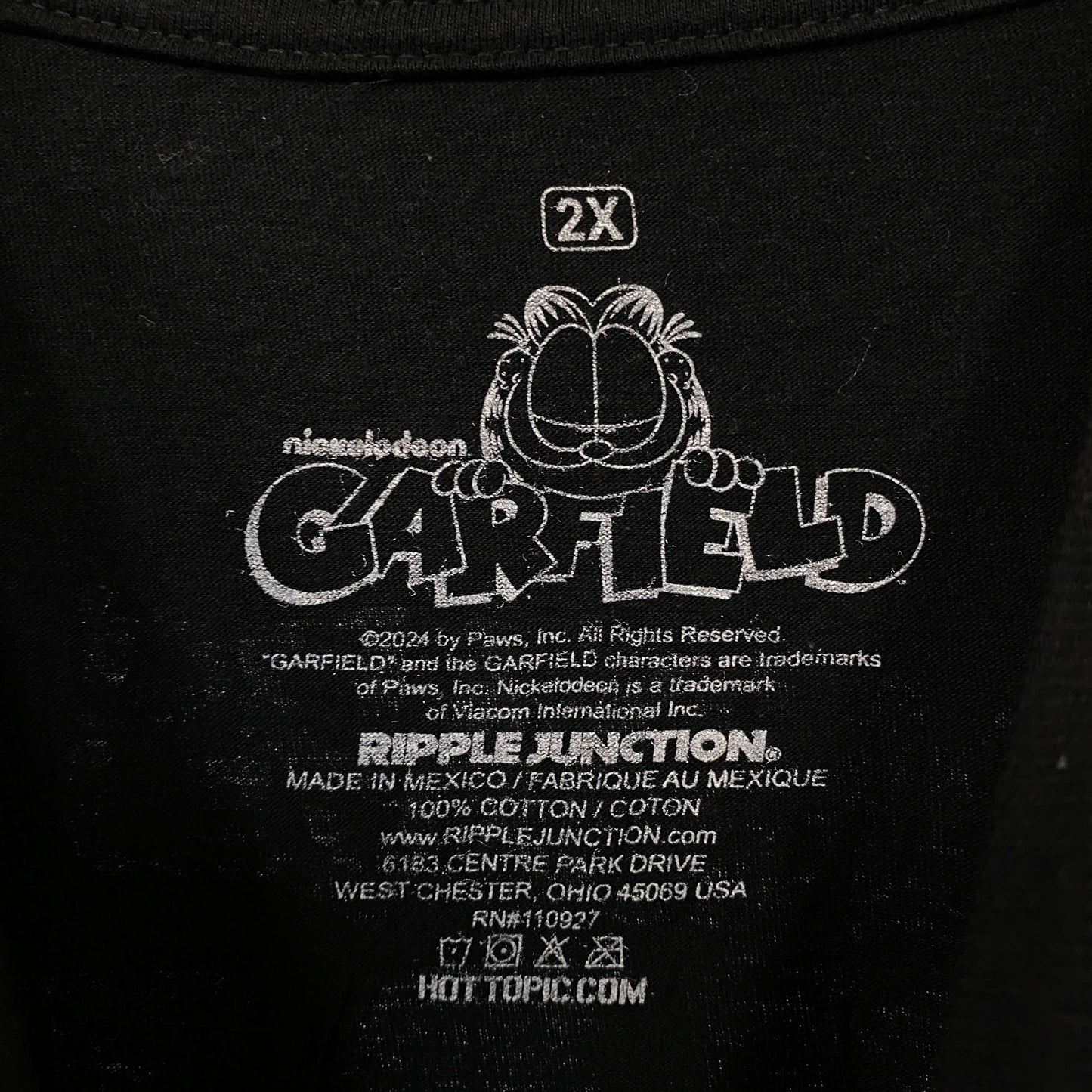 Nickelodeon Garfield H8 Munidaze World Tour T-Shirt 2XL