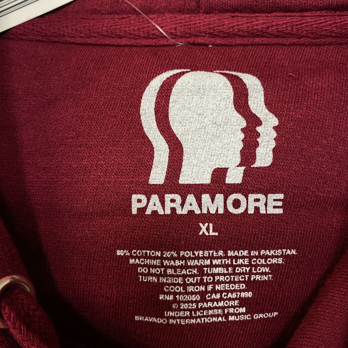 Paramore Band Silhouette Hoodie Size XL
