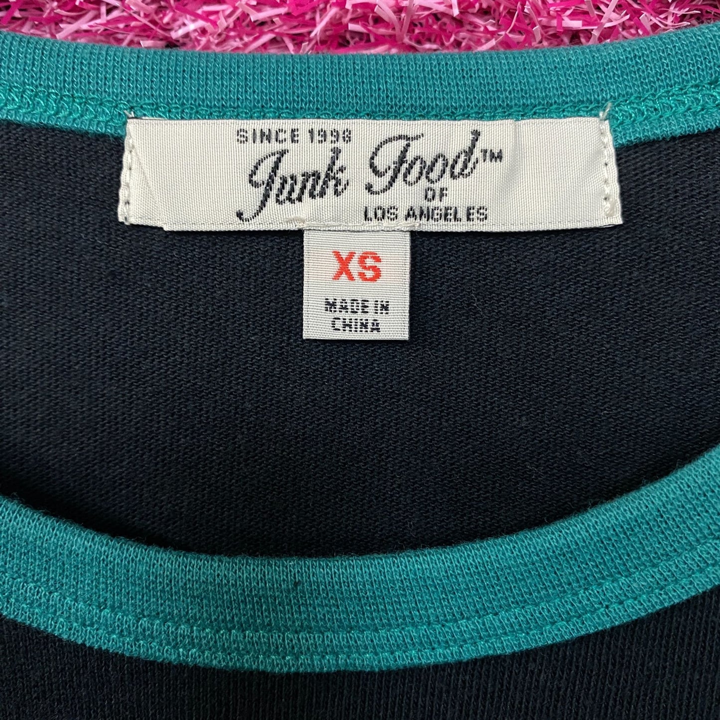 Junk Food NFL Jacksonville Jaguars 3/4 Long Sleeve Raglan T-Shirt XS
