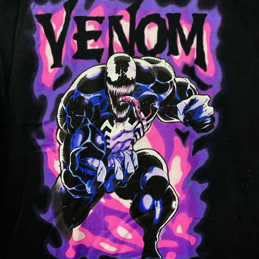 Venom Spiderman Villain Purple Haze Marvel Comics Tee Small