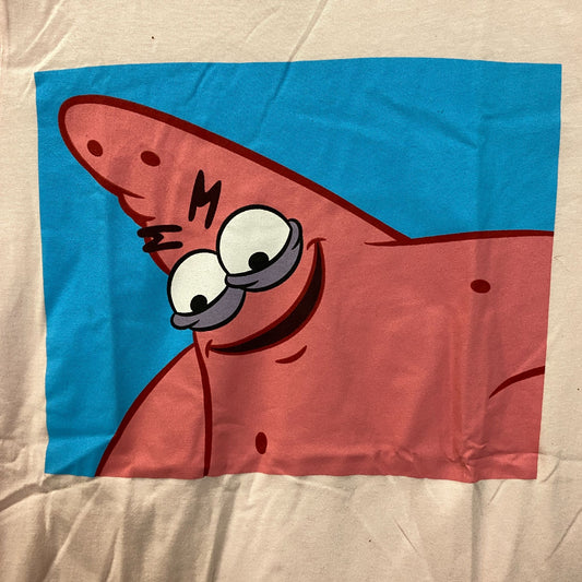 Nickelodeon Spongebob SquarePants Patrick Meme Pink T-Shirt Extra Small