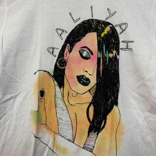 Aaliyah Airbrush Queen of Urban Pop Self-titled Album shirt size small