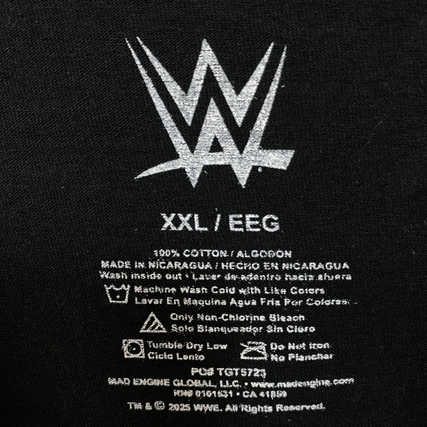 WWE Legends Wrestling Champions Poster T-Shirt 2XL