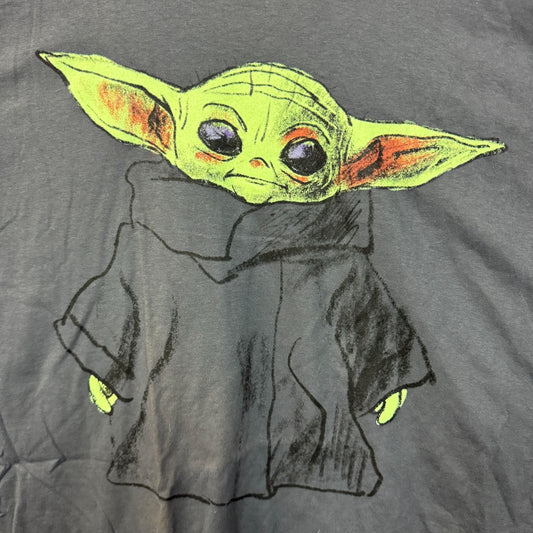 Grogu Doodle The Mandalorian Star Wars Tshirt Size 3XL