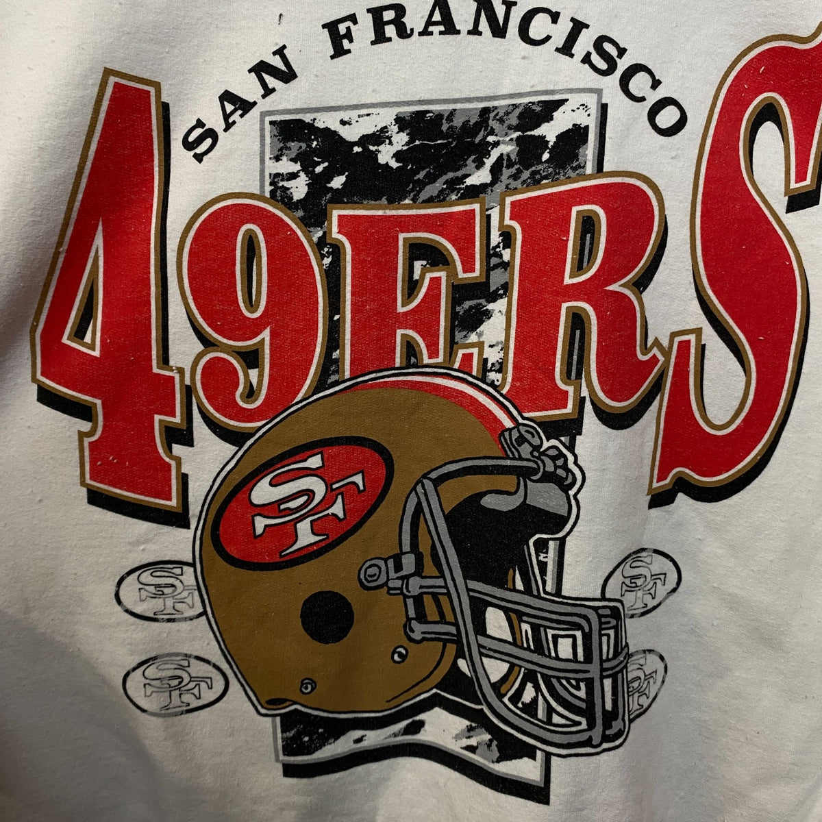 Junk Food Clothing San Francisco 49ers Conversion Flea Market Crew Fleece Medium
