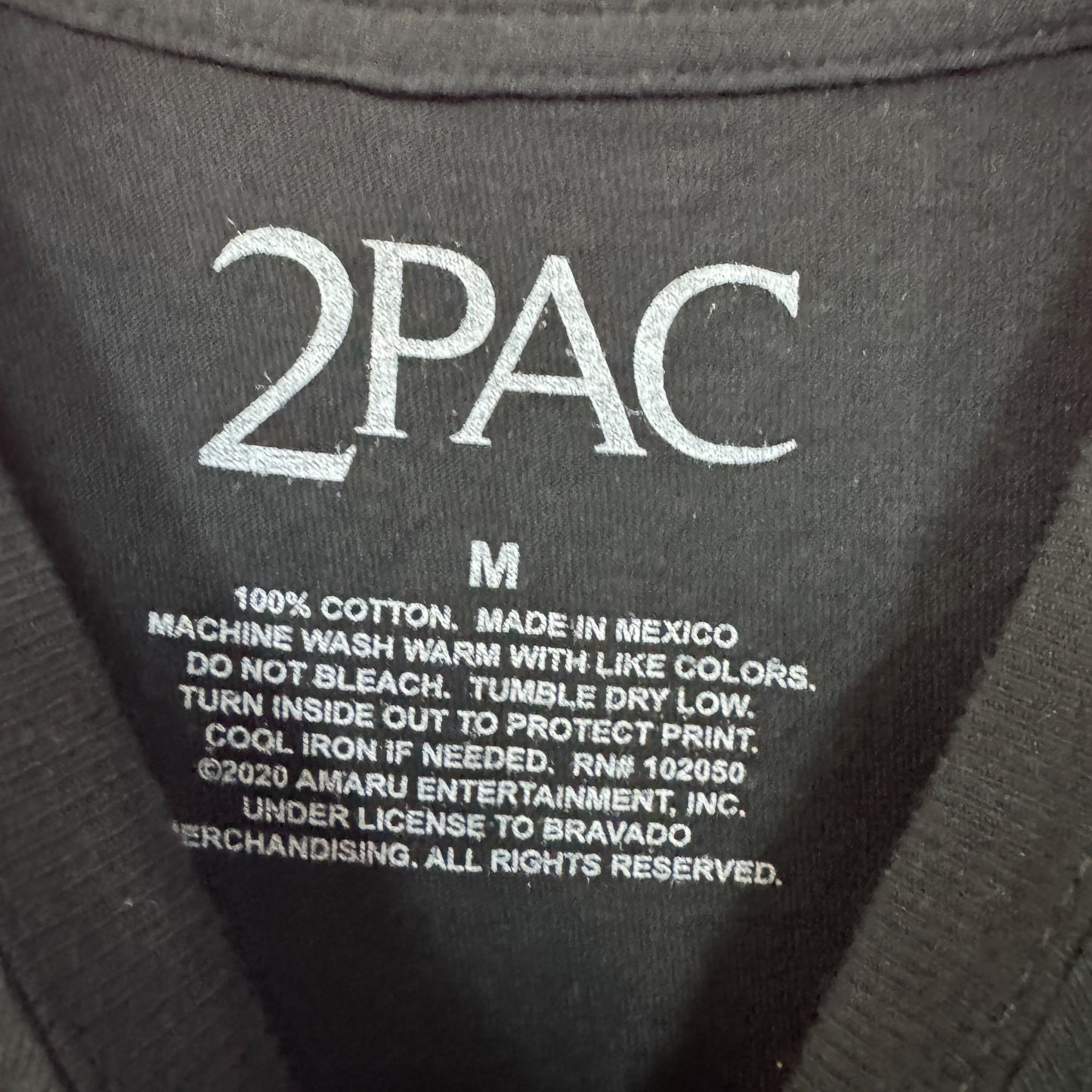 2Pac Shakur 2Pacalypse Now Album Thug Life Poster Rap Tee M