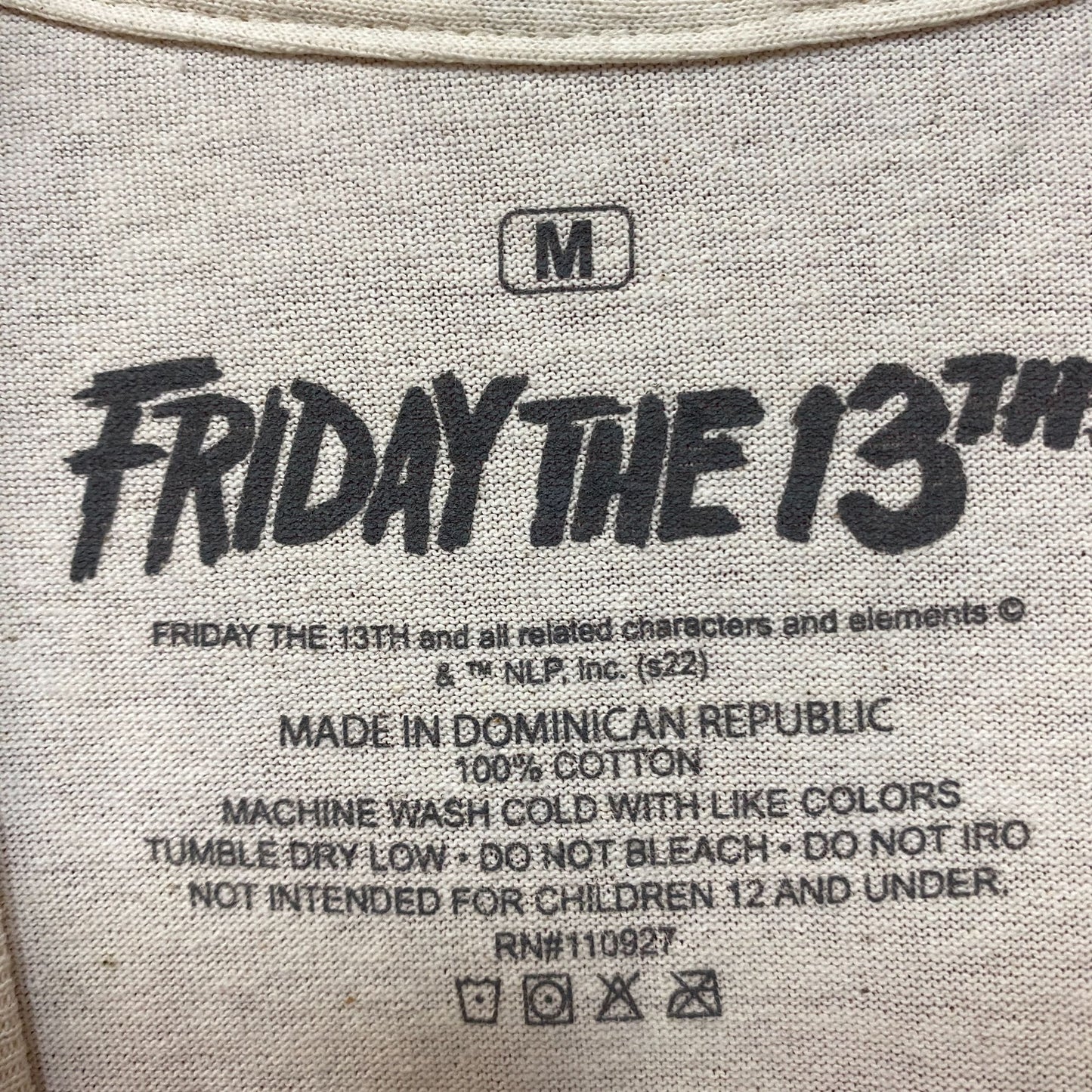 Friday the 13th Shadow Tshirt size medium