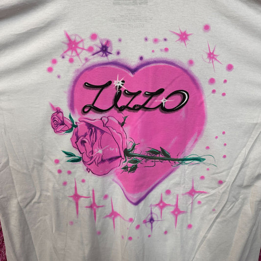 Lizzo oversized white Tee 0X/1X