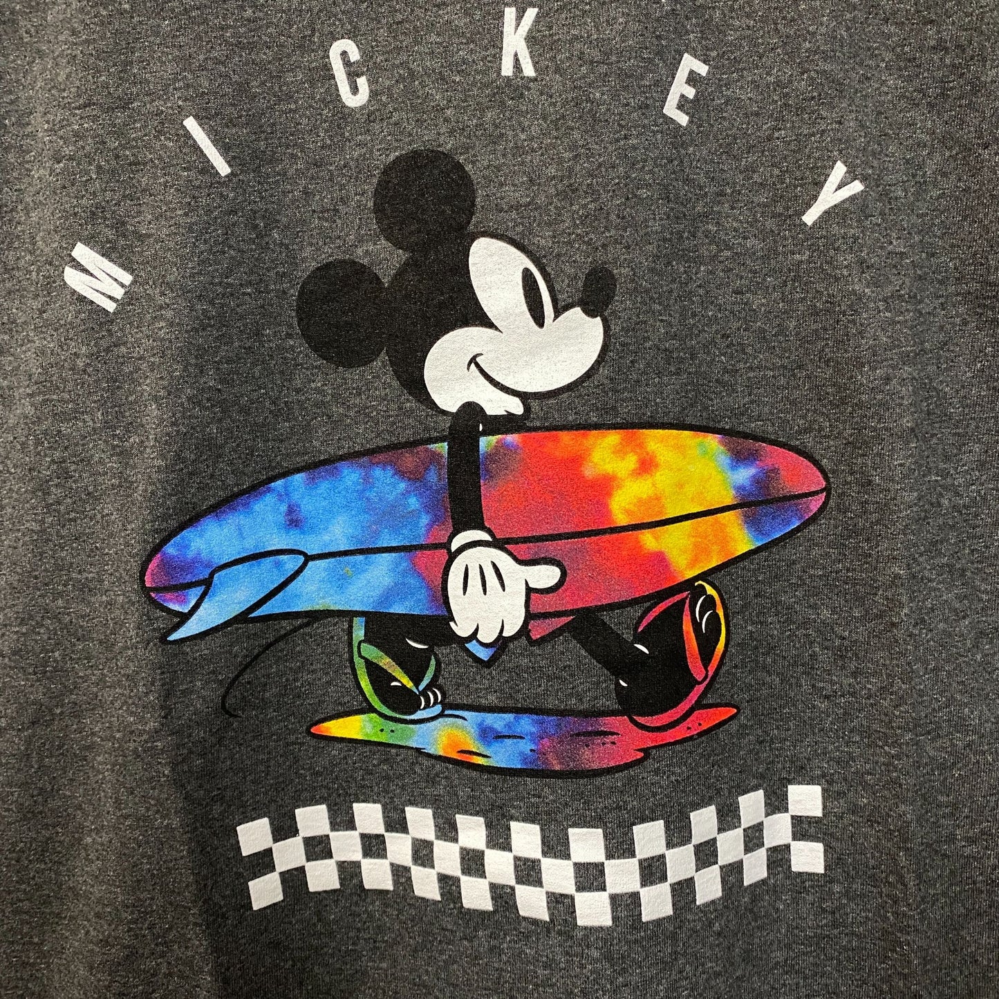 Disney x NEFF Mickey Mouse Surfboard Graphic Design T-Shirt Large