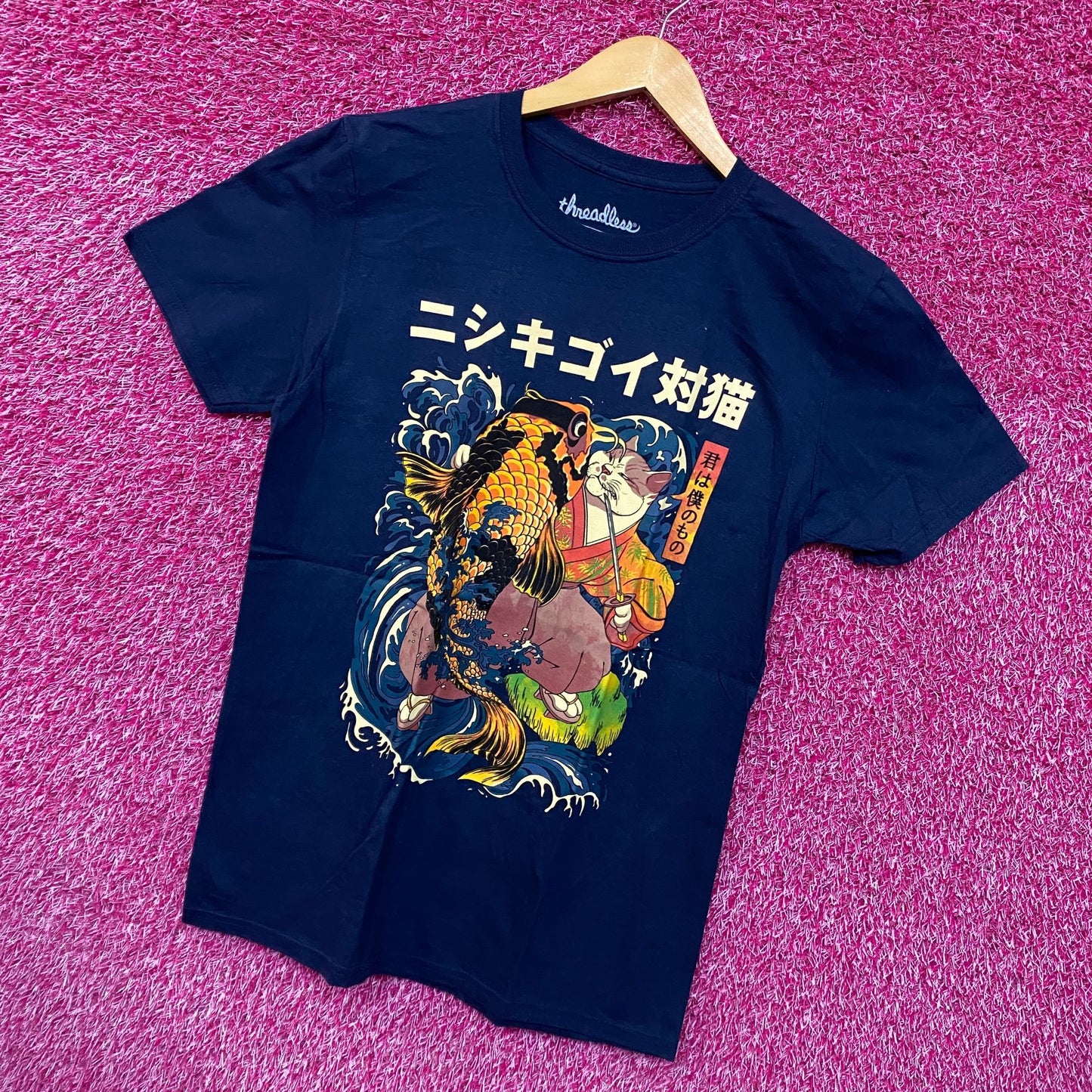 Kai Kat navy blue Tshirt size medium
