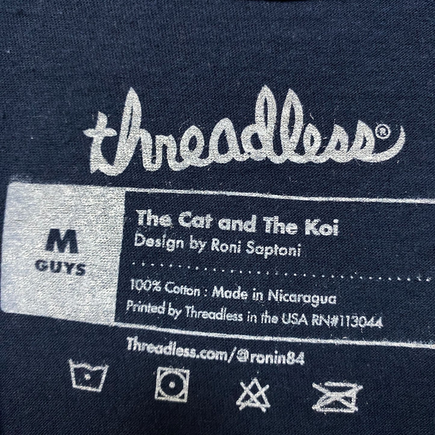 Kai Kat navy blue Tshirt size medium