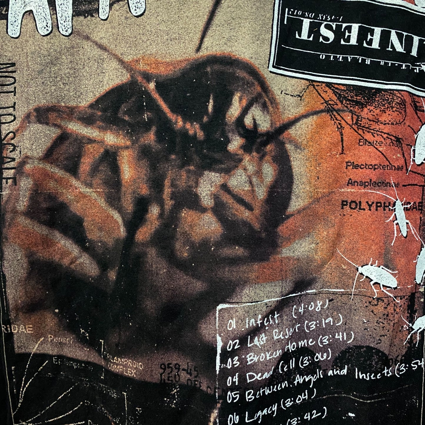 Papa Roach "Infest" Album Cover Metal T-Shirt Small