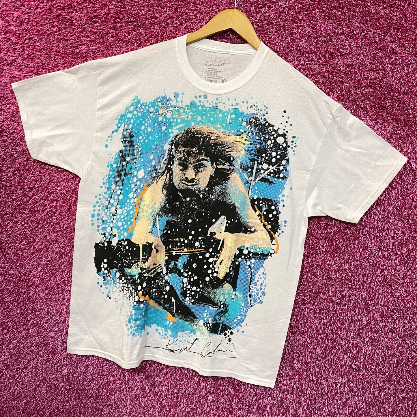 Kurt Cobain Nirvana underwater Grunge Tshirt size Extra Large