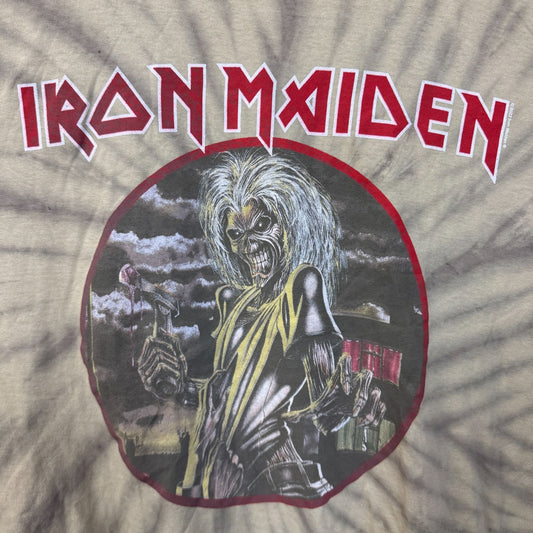 Iron Maiden Killers Album Cover Heavy Metal Band Tie Dye 2XL