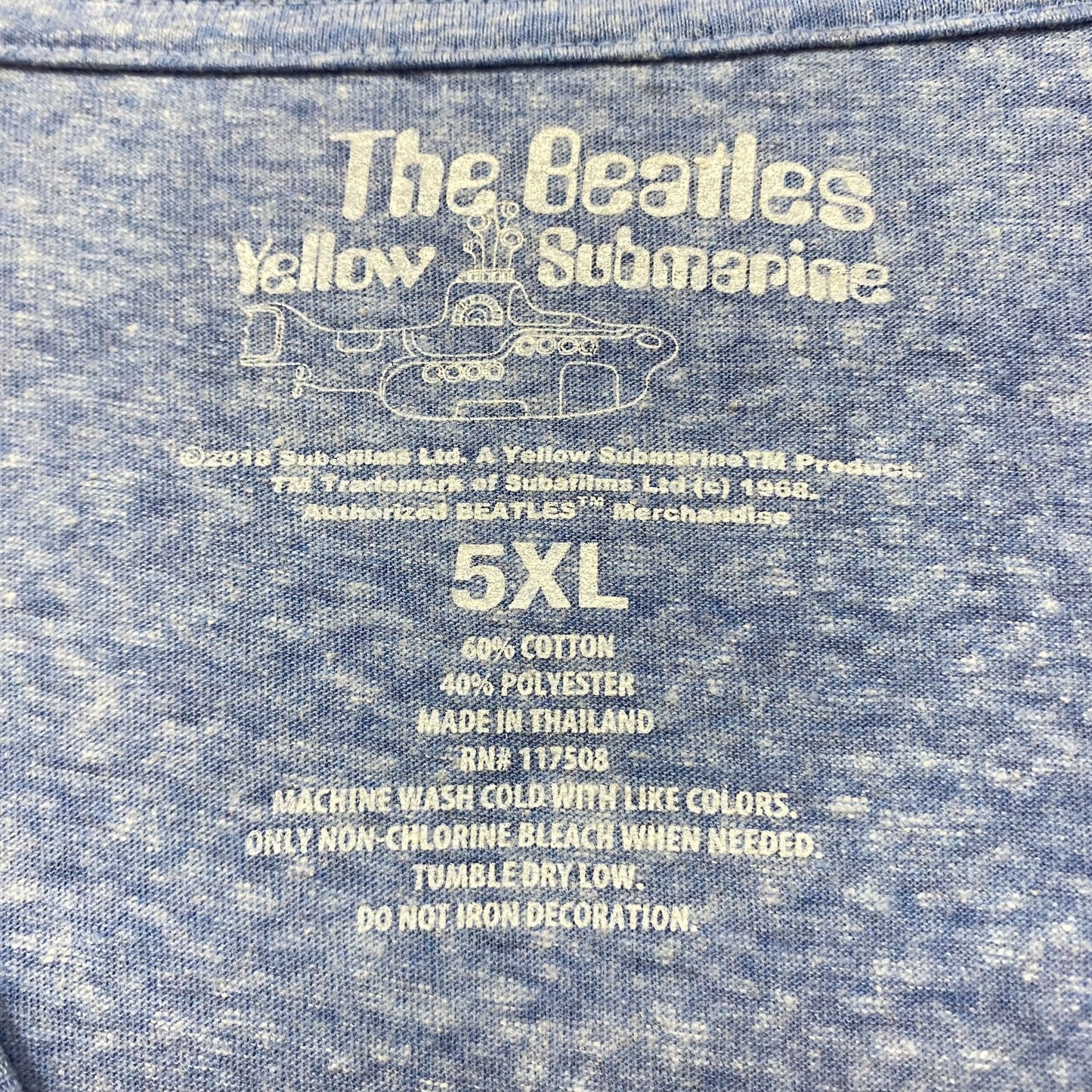 The Beatles Yellow Submarine Album Cover Art Rock Tee 5X