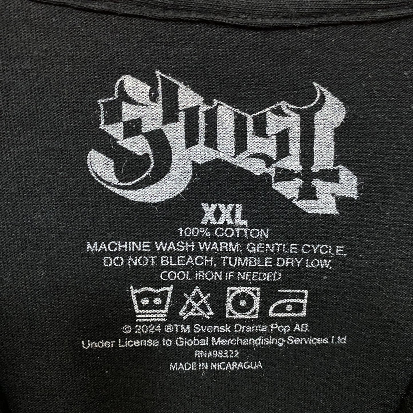 Ghost Cardinal Copia Crystal Ball Cards Heavy Metal Rock T-Shirt 2XL