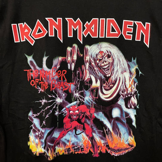 Iron Maiden Number Of the Beast Rock Tshirt size Medium