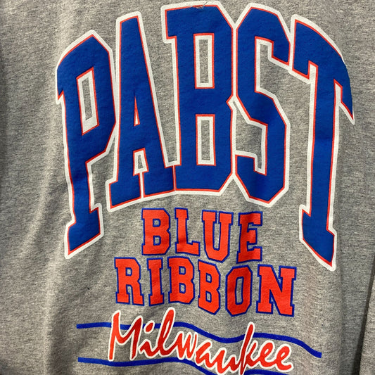 Pabst Blue Ribbon Milwauke Crewneck Sweatshirt Large