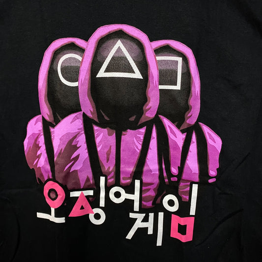 Squid Game The Masked Guards Netflix Series Promo Tee L