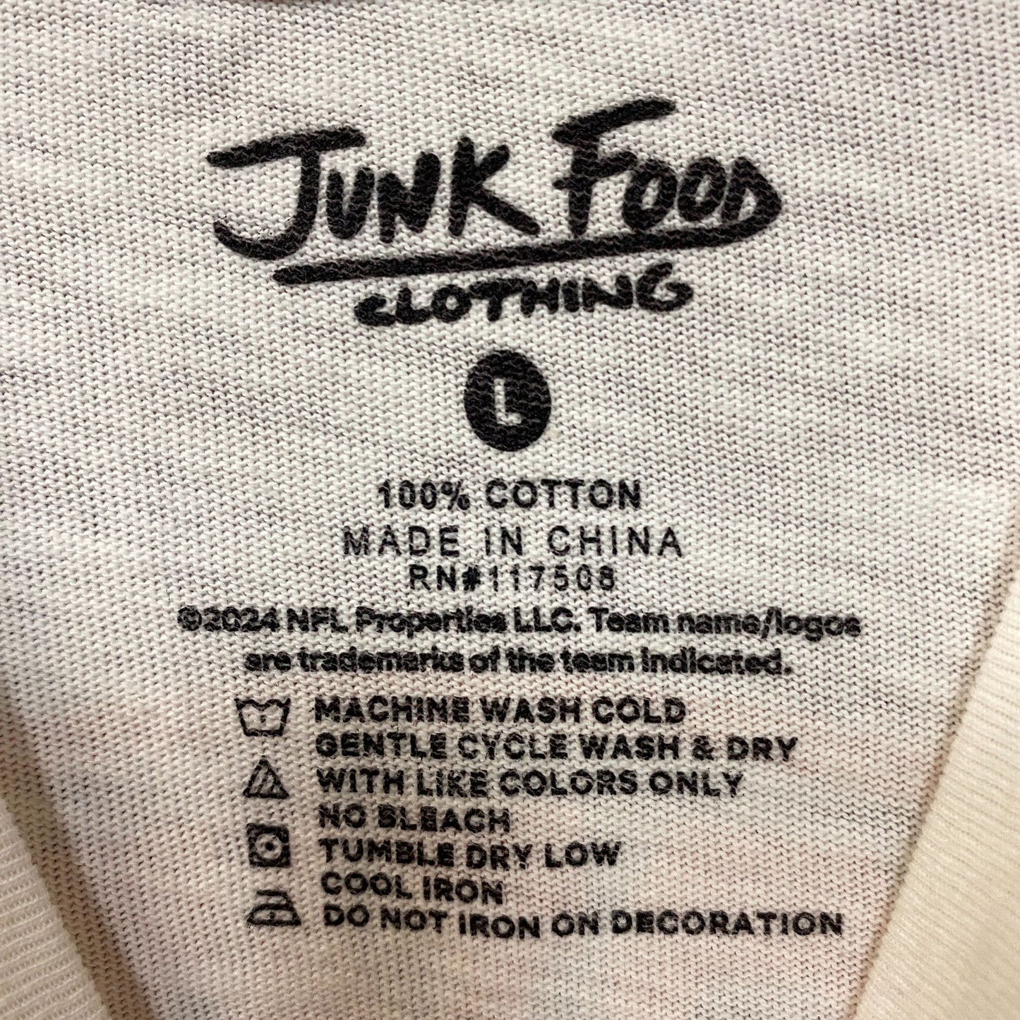 Junk Food Clothing Women's NFL Cleveland Browns Mock Neck Crop Tee Large