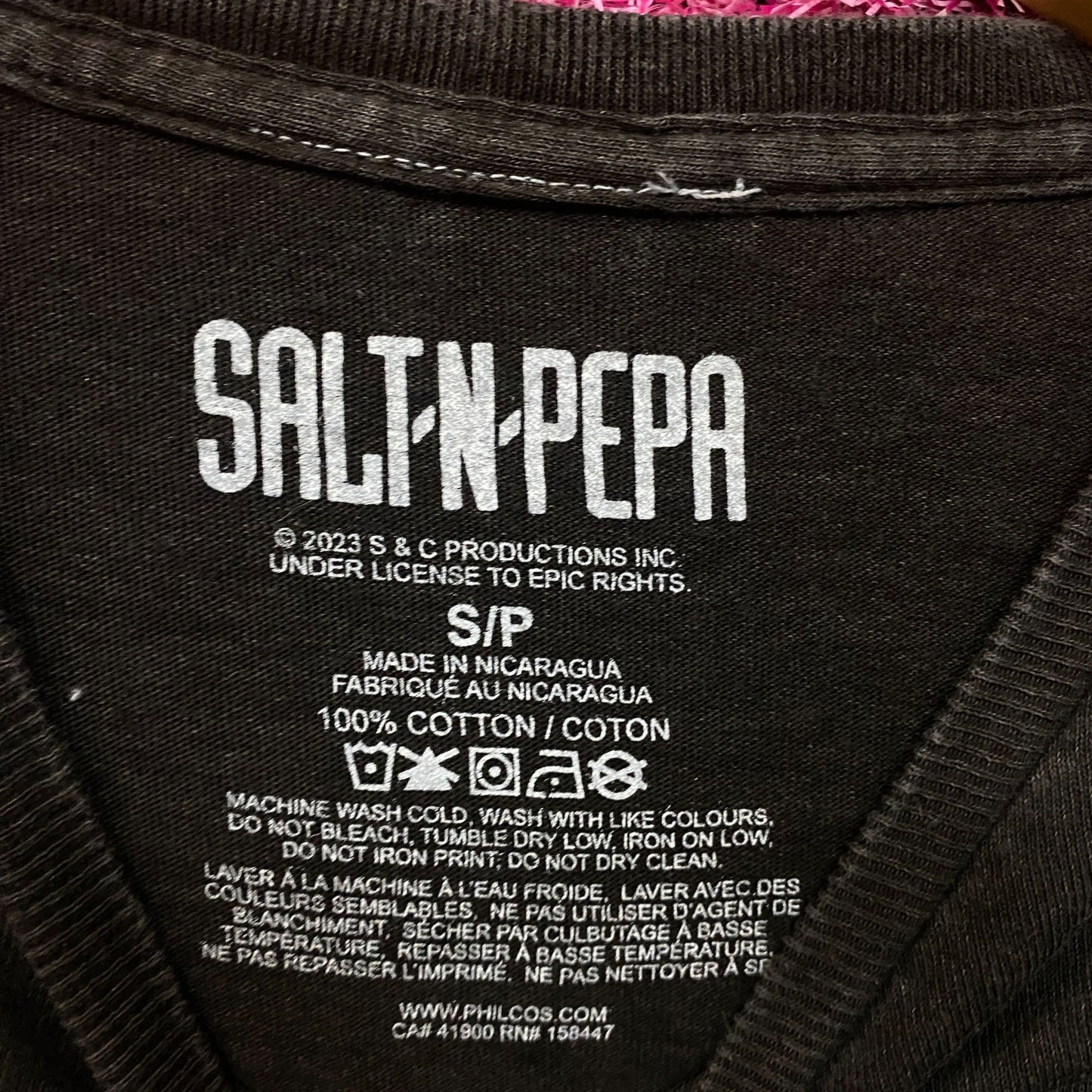 Salt N Pepa Mineral Wash Rap Tshirt size Small