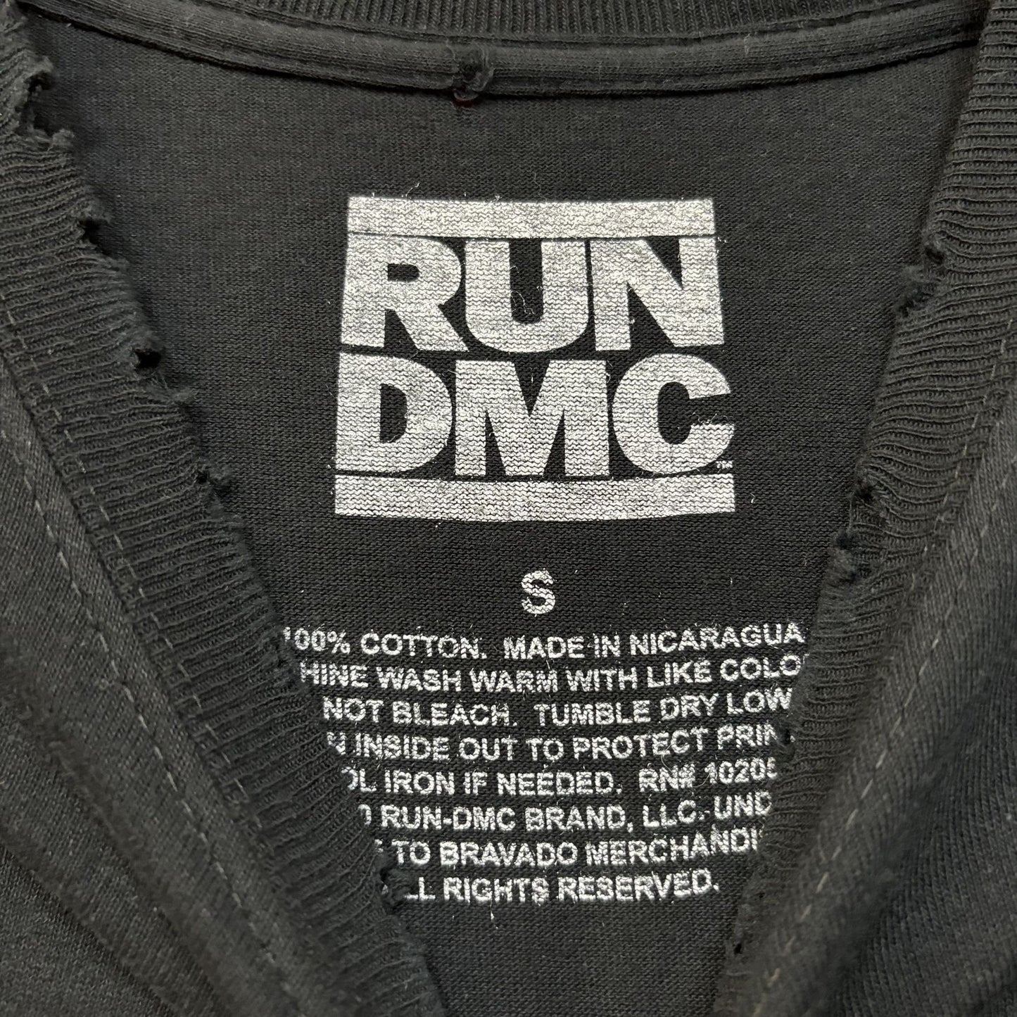 Run DMC Gold Donkey Ropes Raising Hell Rap Tee Small