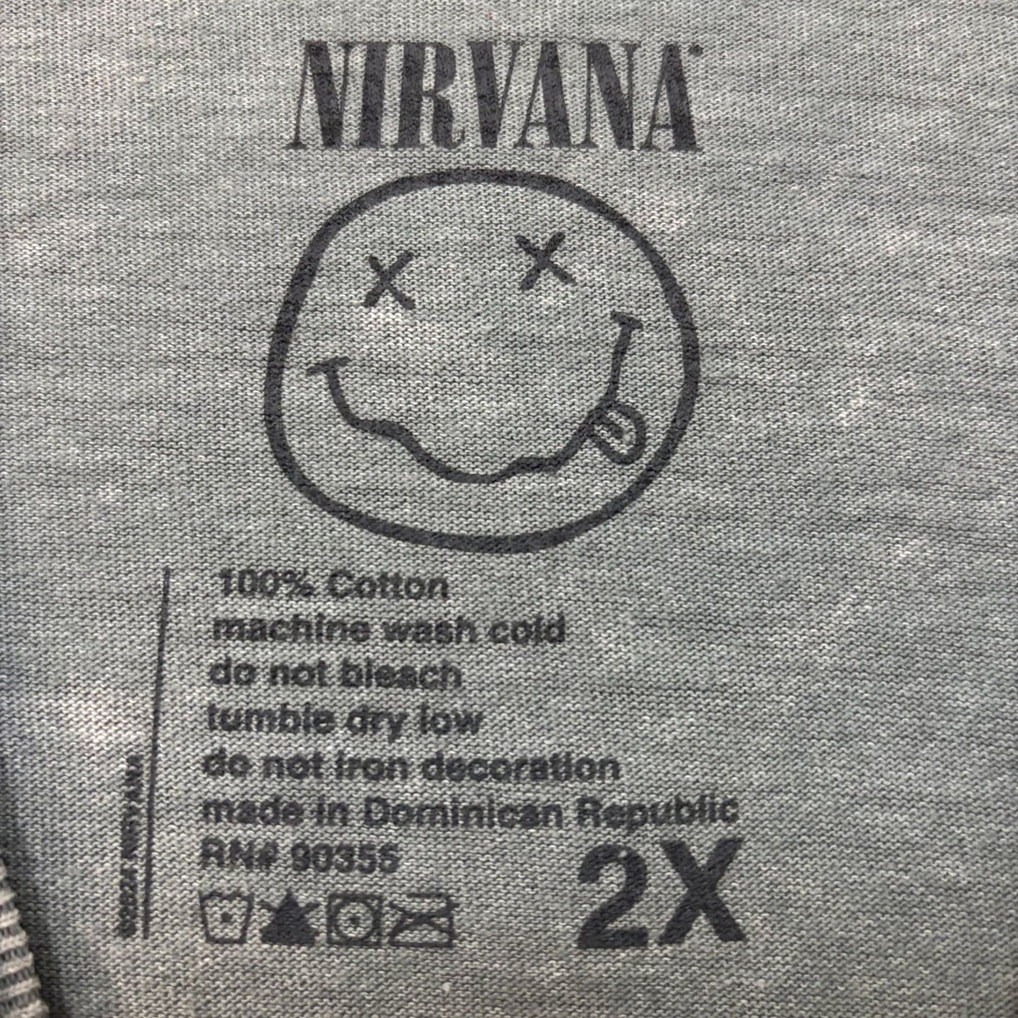 Nirvana In Utero Album Cover Graphic Design T-Shirt 2XL