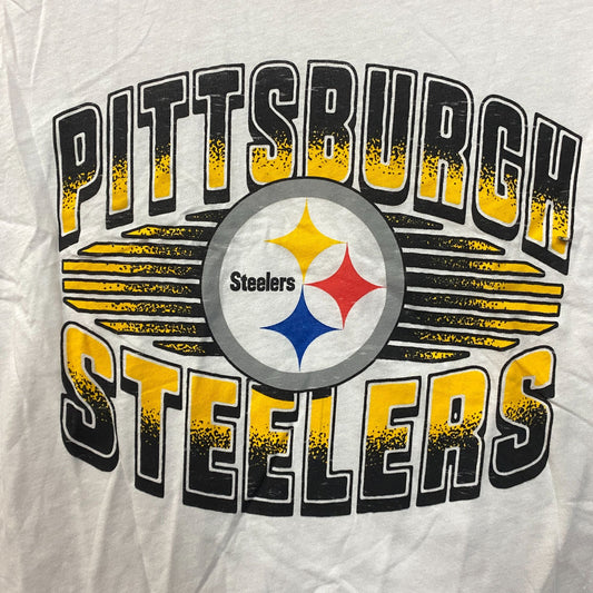 Junk Food Pittsburgh Steelers Football Cropped Sleeveless T-Shirt XL