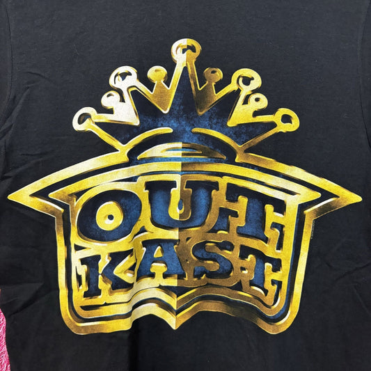 OutKast Gold Logo Rap tee size small