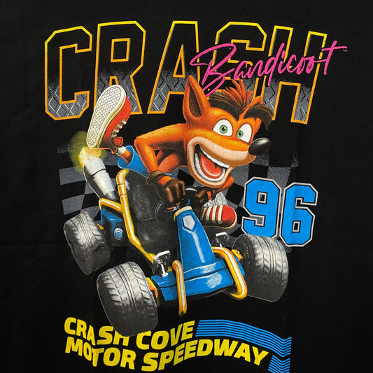Crash Bandicoot Crash Cove Motor Speedway Graphic T-Shirt XL