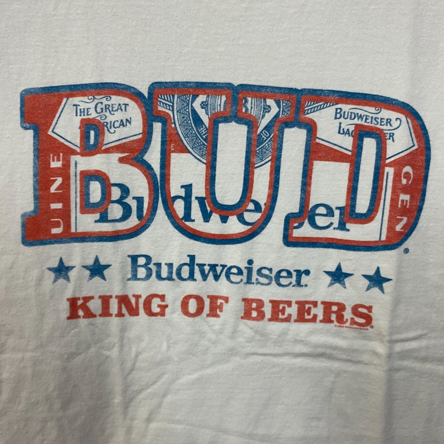 Junk Food Budweiser King of Beers Flea Market Tee Medium