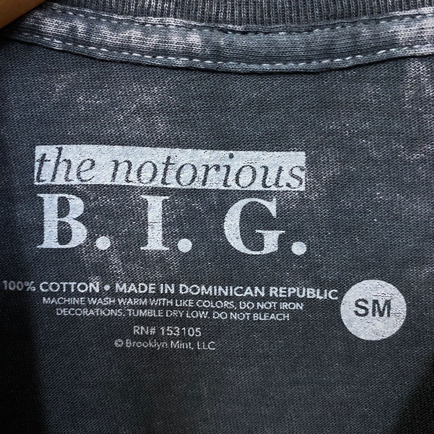 The Notorious B.I.G. King of New York Pop Art Graphic T-Shirt Small
