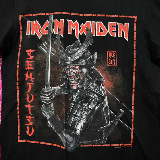 Iron Maiden Senjutsu Cover Rock tshirt size Small