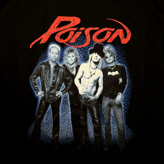 Poison Power to the People Heavy Metal Tee L